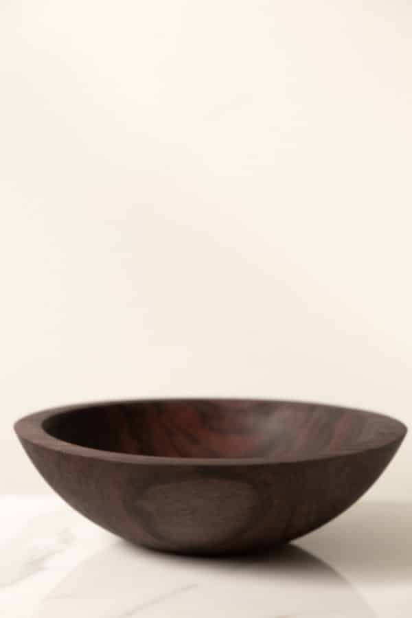 Sustainable Walnut Wooden Salad Bowl