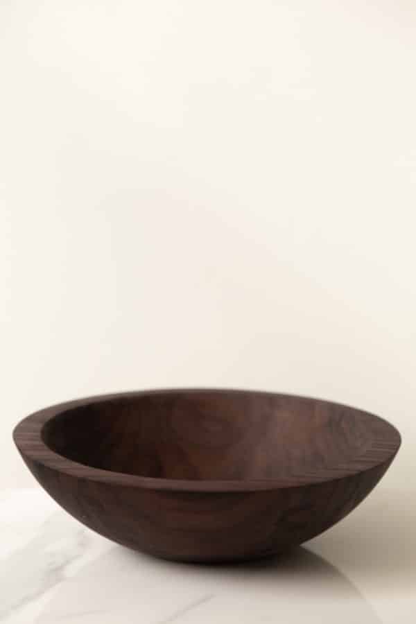 Sustainable Walnut Wooden Salad Bowl