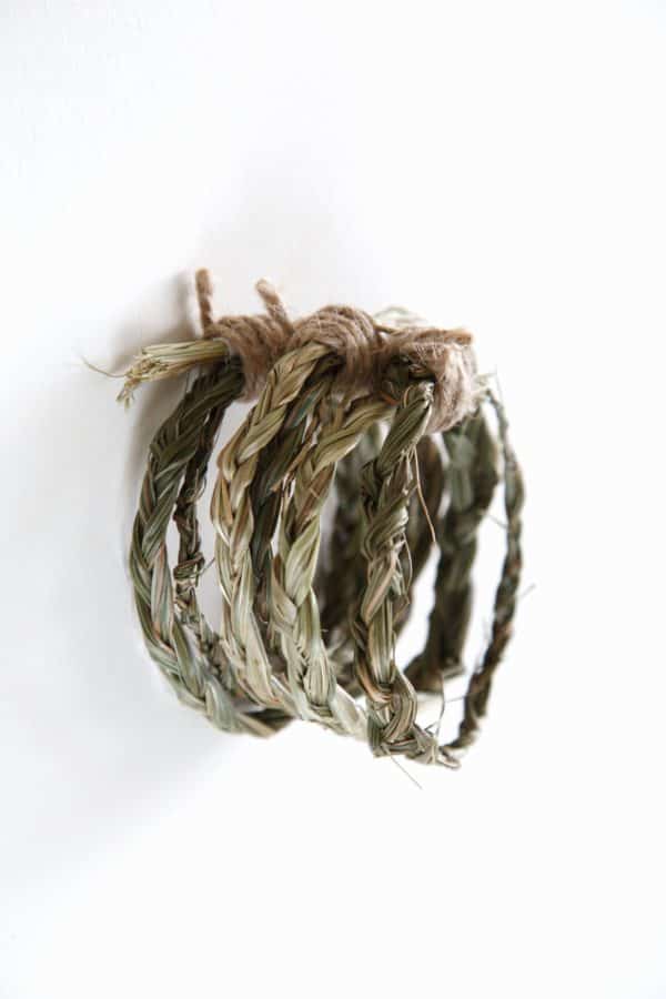 Set of 3 Organic Sweetgrass Braids